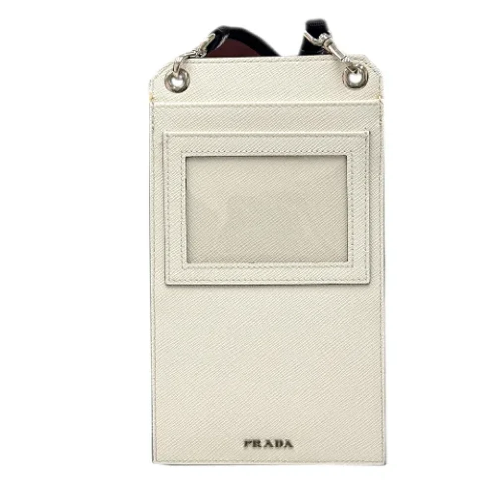 Prada Vintage Pre-owned Fabric prada-bags White Dames