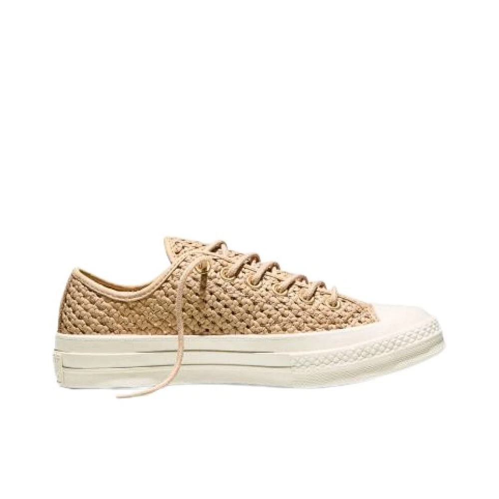 Converse Chuck 70 Woven Leather Dames Schoenen Beige