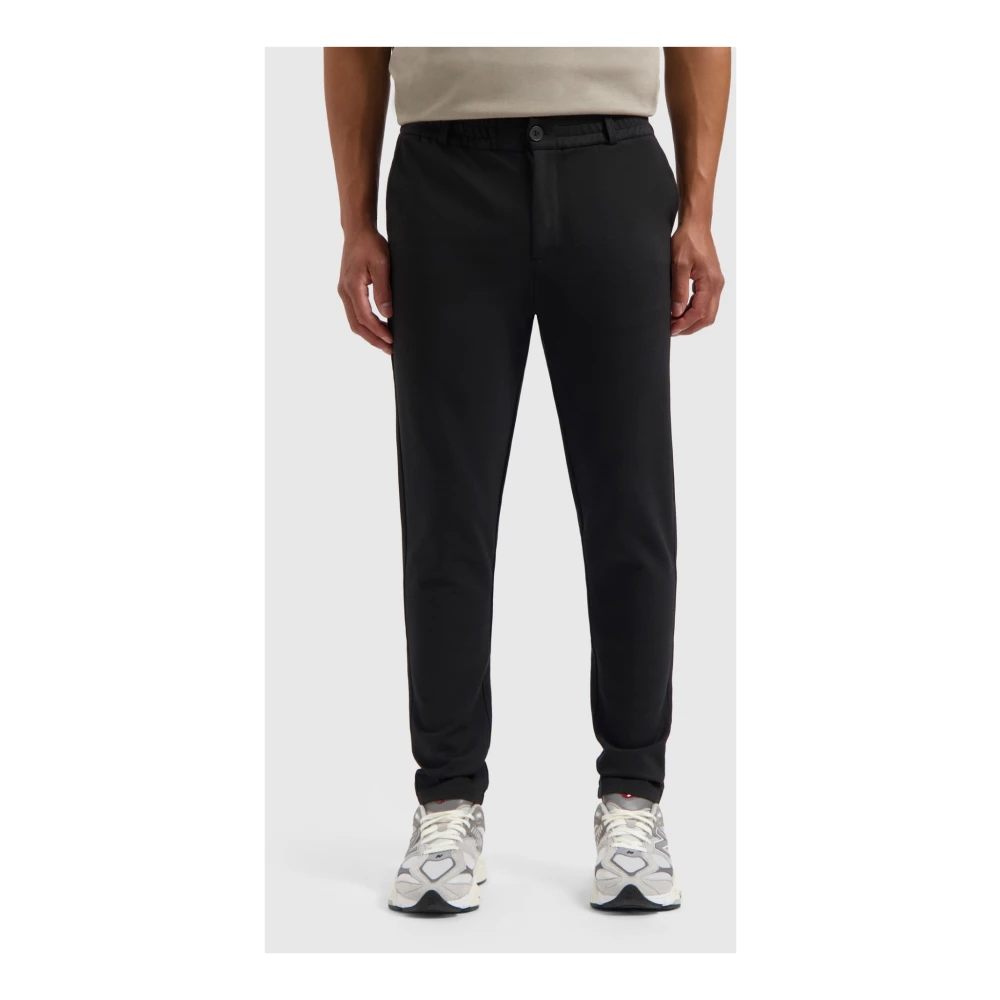 Pure Path Slimme Zwarte Broek Stijlvol Model Blue Heren