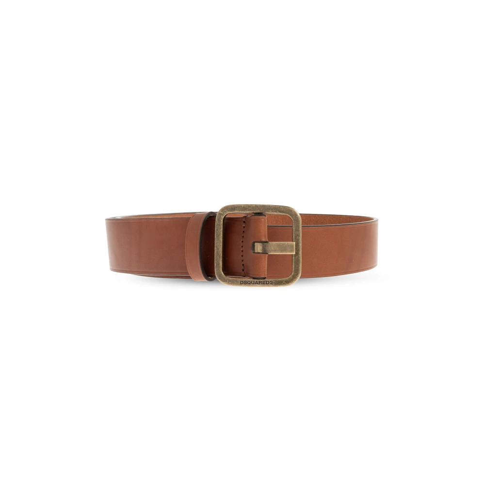 Dsquared2 Femme Marron Accessoires, Brun, Taille: 75 Cm Leather Belt