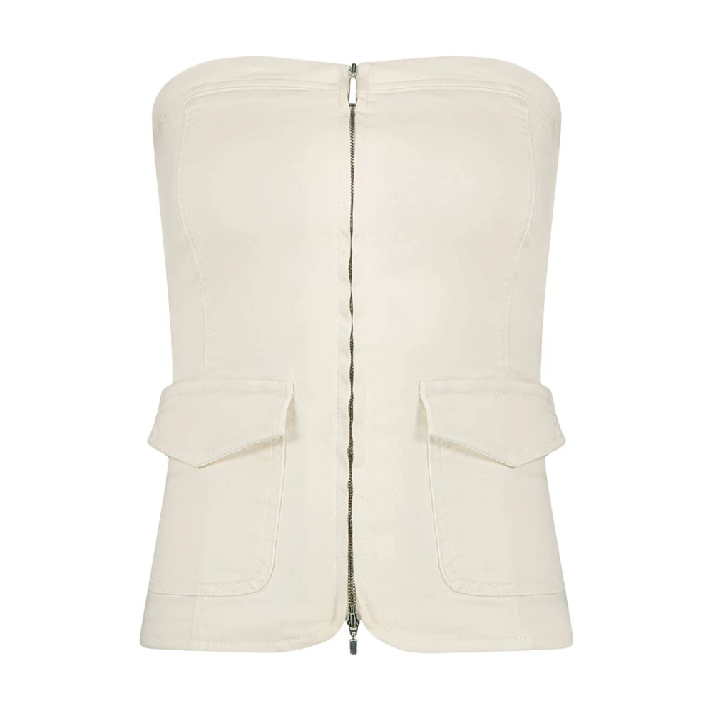 Ibana Stijlvolle Gilet Tuomo White Dames
