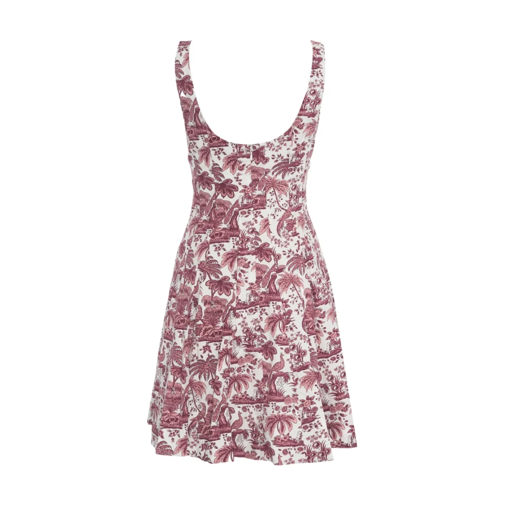Staud Bloemen Mini Jurk voor Vrouwen Multicolor Dames
