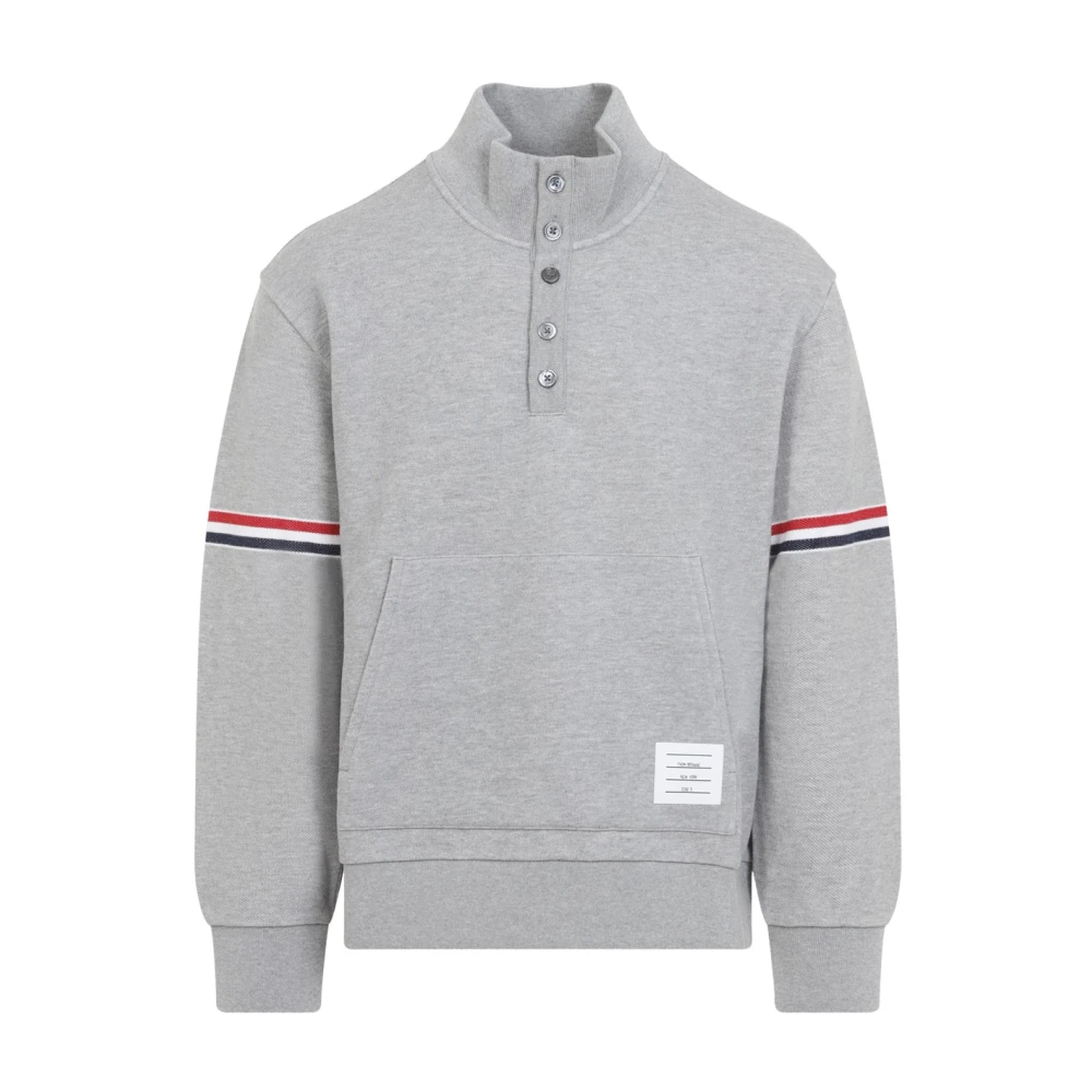 Thom Browne Uomo Grigio Felpe, L, New,