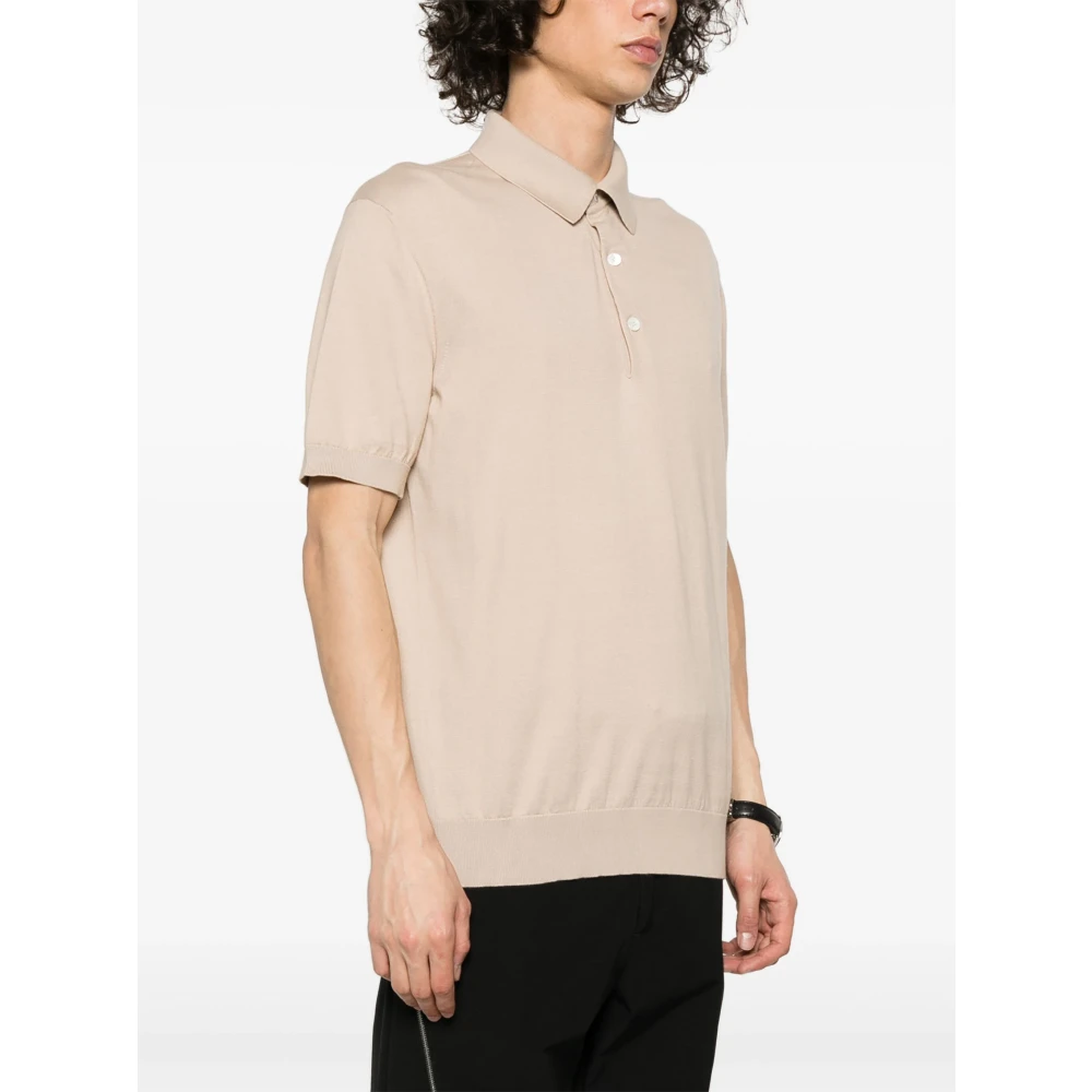Ermenegildo Zegna Polo Shirts Beige Heren
