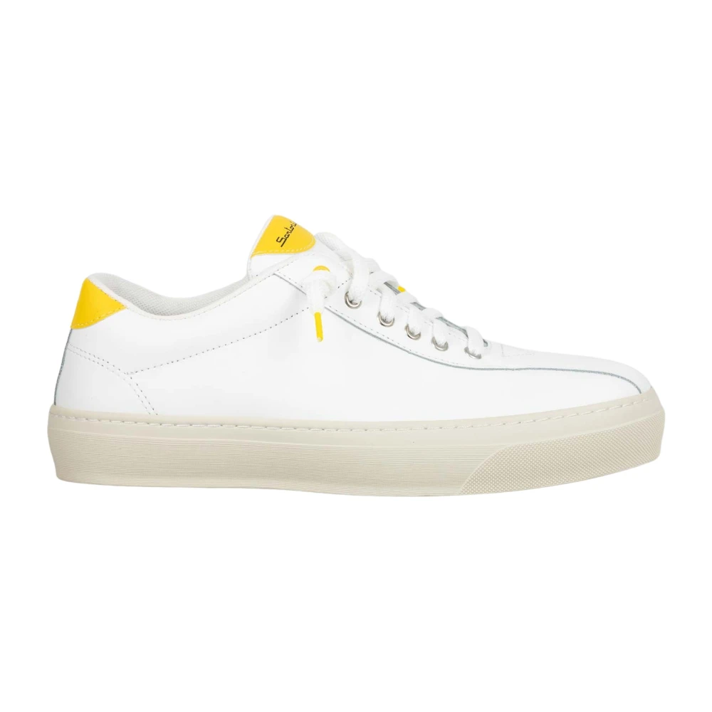 Sartorio Napoli Lage Leren Sneakers Heren Schoenen Wit