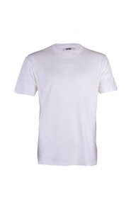 T-shirt da uomo GRIFONI. Modello dalla vestibilità regolare, con manica corta e dettaglio 3 colli taglio vivo.Made in Italy.