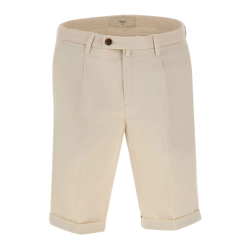 Briglia White Casual Shorts, Male, 3XL, Bg101 Bermuda Shorts