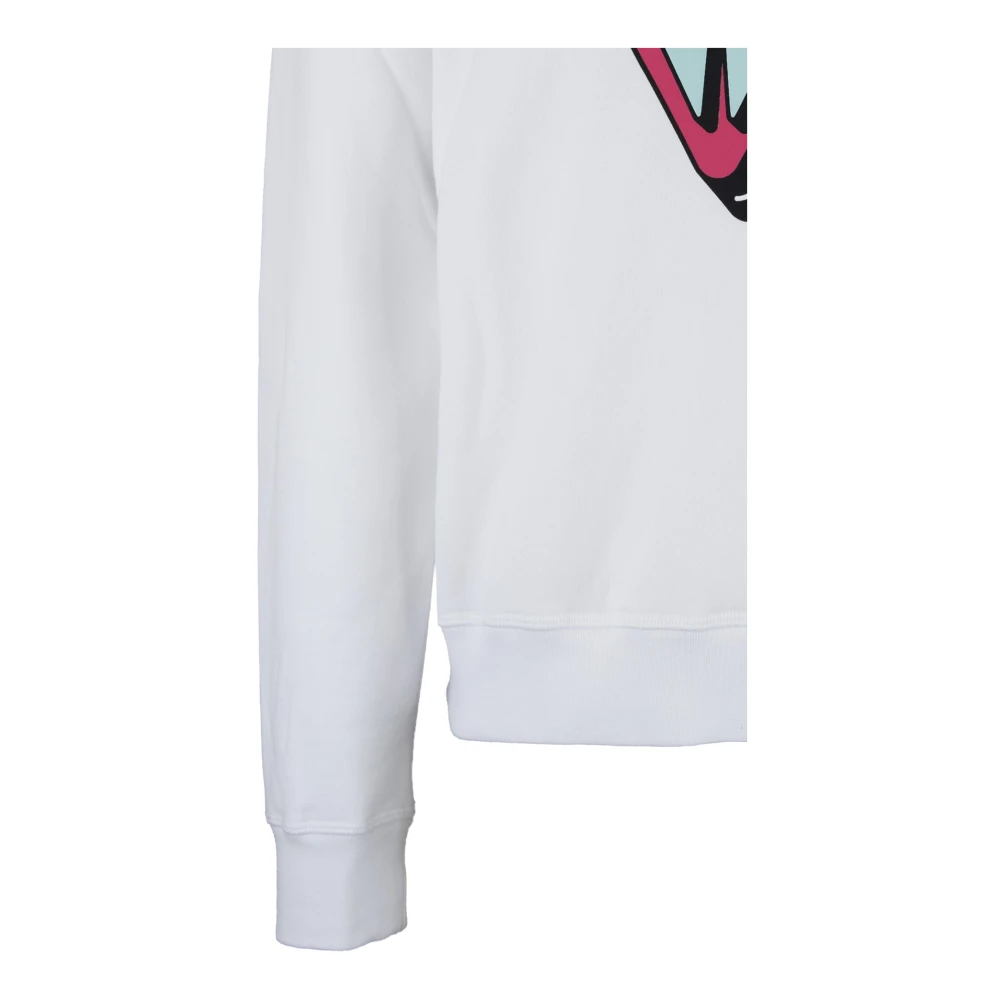 Dsquared2 Hoodie met grafische print White Heren