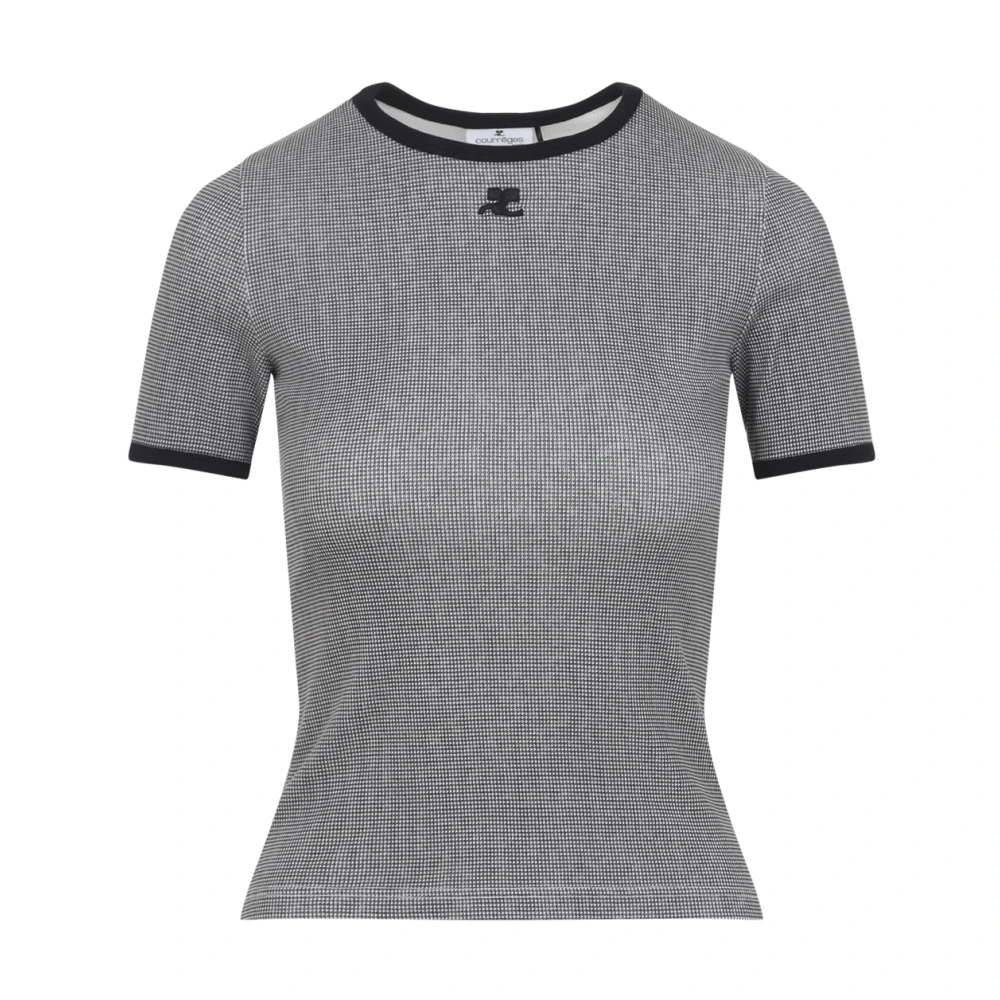 Courrèges Donna Nero Top, M, New,