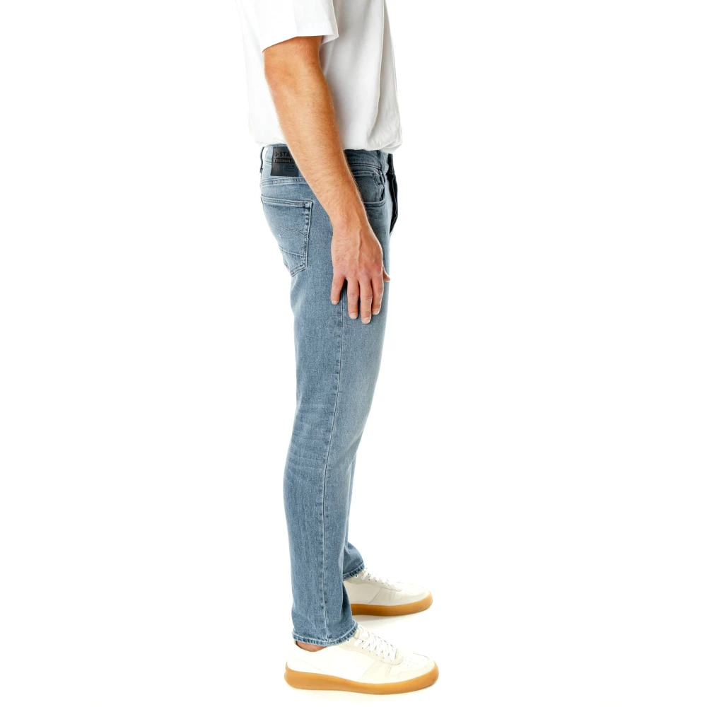 G-Star Mid Waist Tapered Fit Jeans Blue Heren
