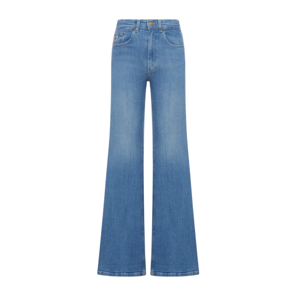 Lois Flare Katoenen Jeans Blue Dames