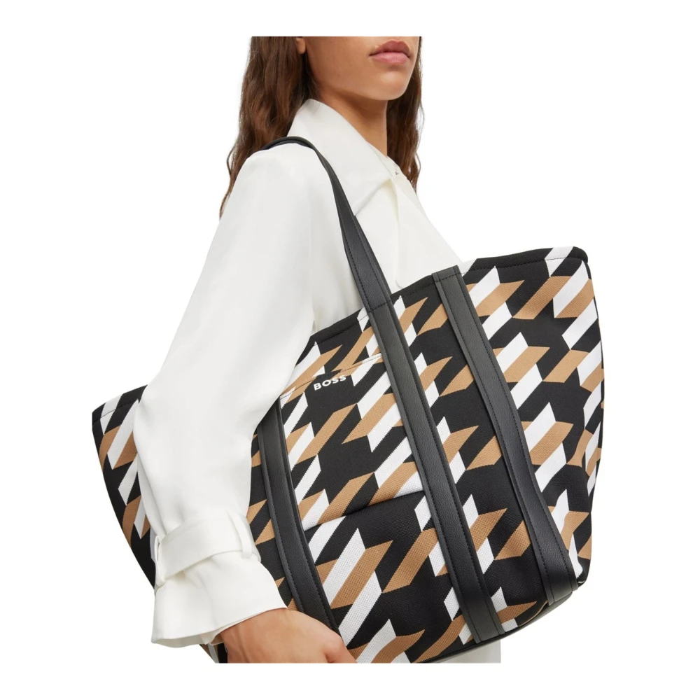 Hugo Boss Stijlvolle Shopper Tote Tas Multicolor Dames