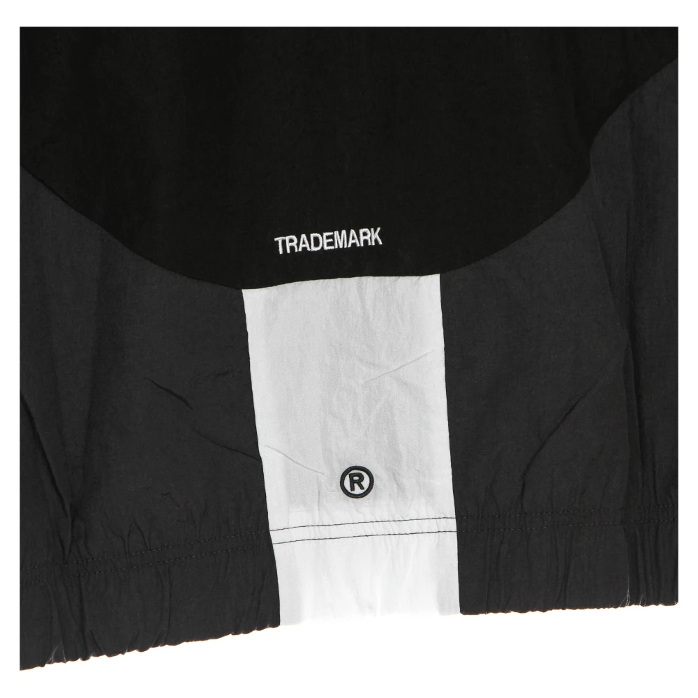 Nike Zwarte Windbreaker Jas met Swoosh Logo Black Heren