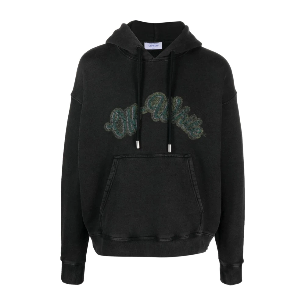 Off White Bacchus Skate Hoodie Gray Heren