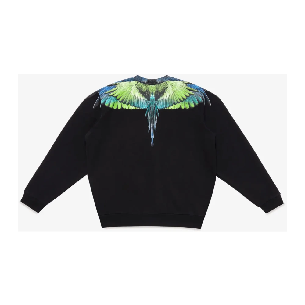 Marcelo Burlon Icon Wings Crewneck Sweatshirt Black Heren