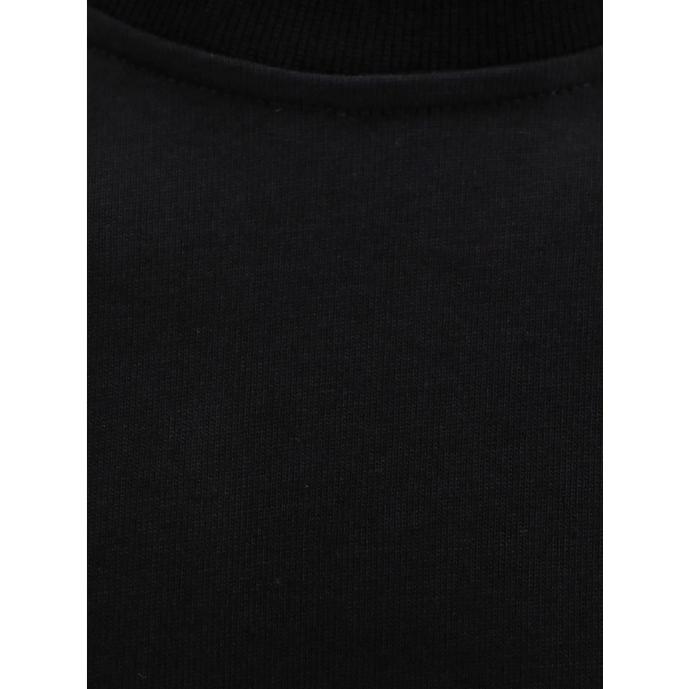 Rick Owens Oversize T-Shirt van Biologisch Katoen Black Heren