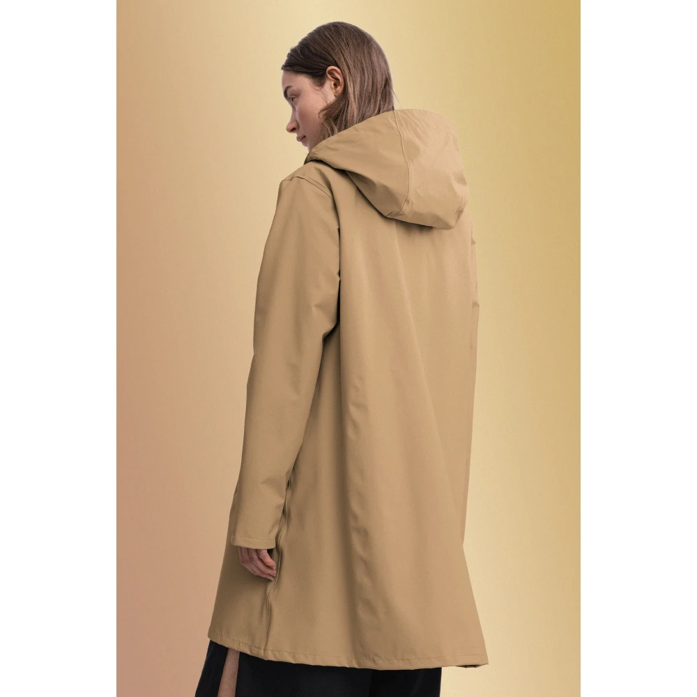 Stutterheim A-lijn Lichtgewicht Regenjas Beige Dames