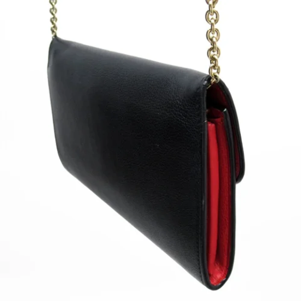 Salvatore Ferragamo Pre-owned Leather wallets Black Dames