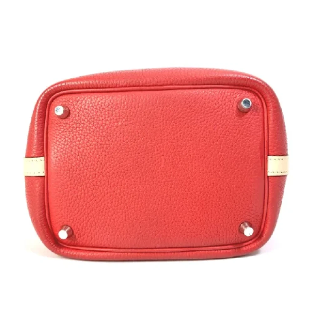 Hermès Vintage Pre-owned Leather hermes-bags Red Dames