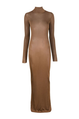 elegant-brown-dress-for-women