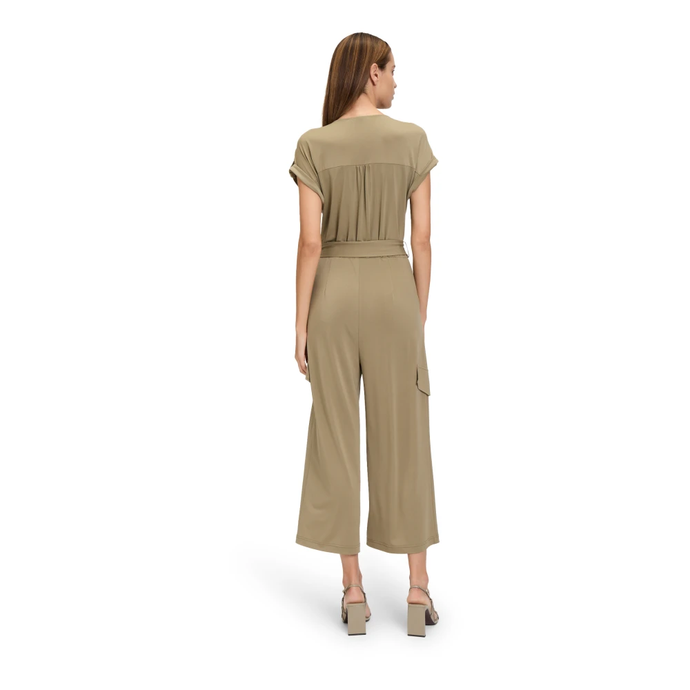 Betty Barclay Tropische Jumpsuit met Zakken Green Dames