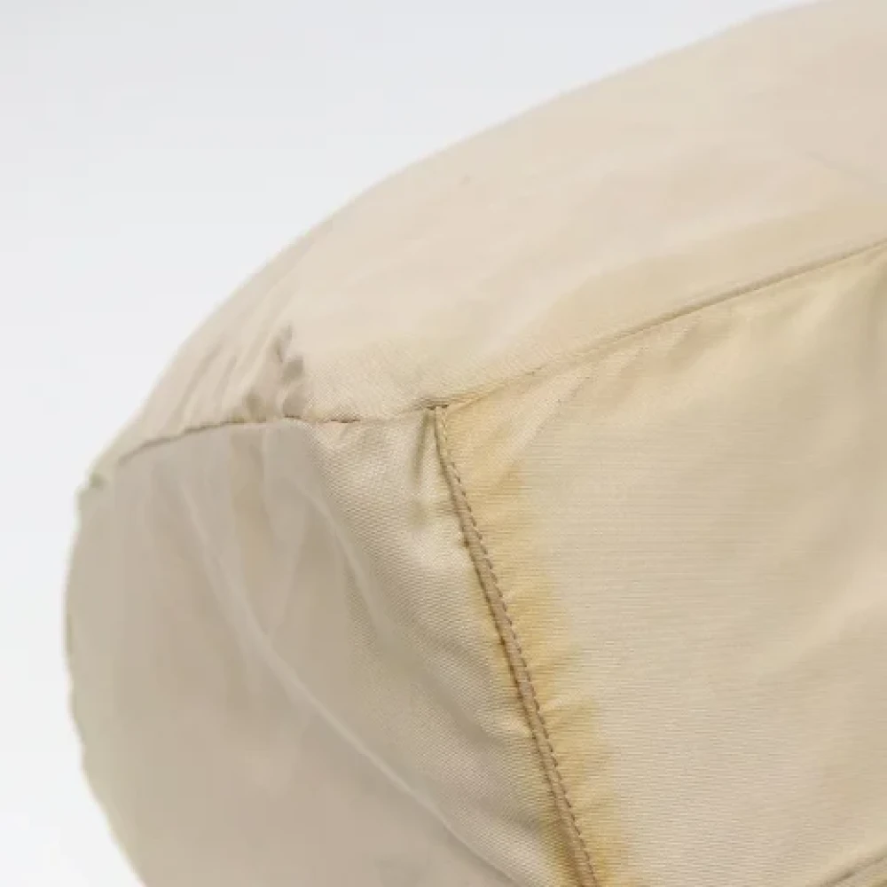 Prada Vintage Pre-owned Fabric prada-bags Beige Dames