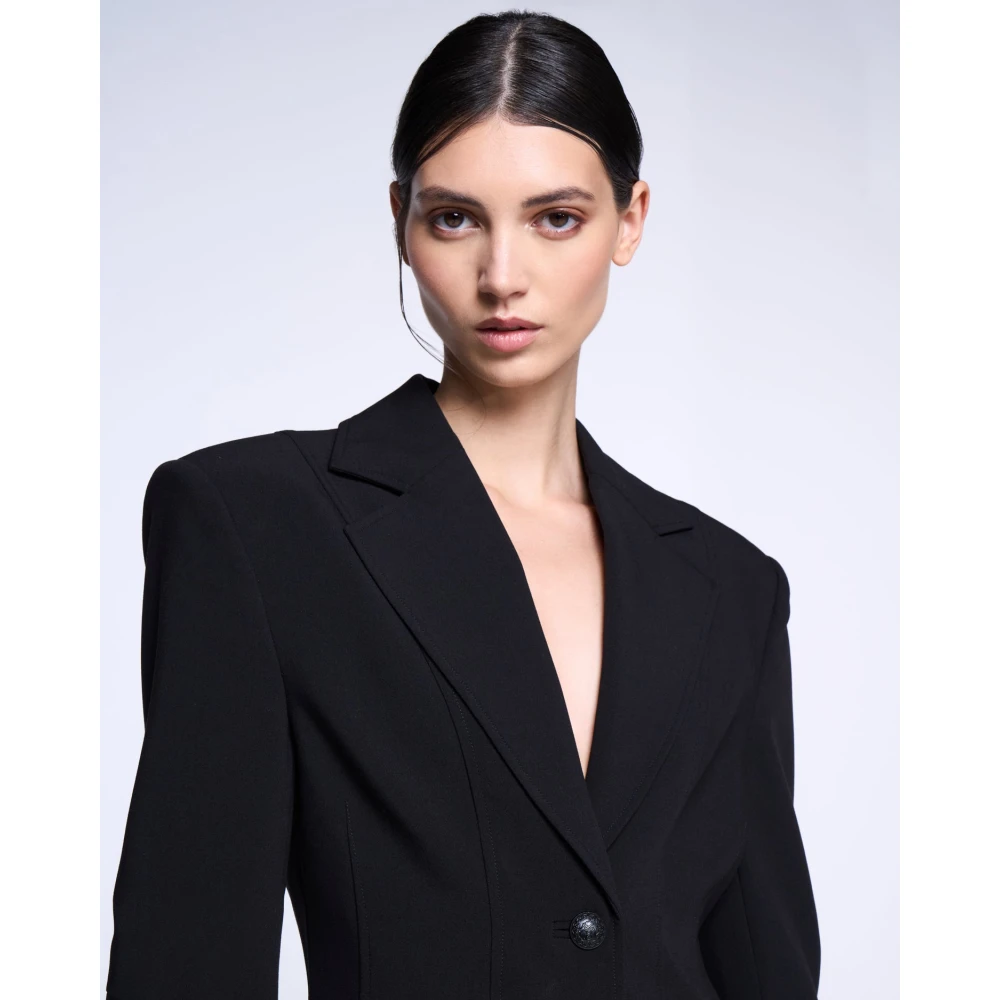 Silvian Heach Oversized enkelborst blazer Black Dames