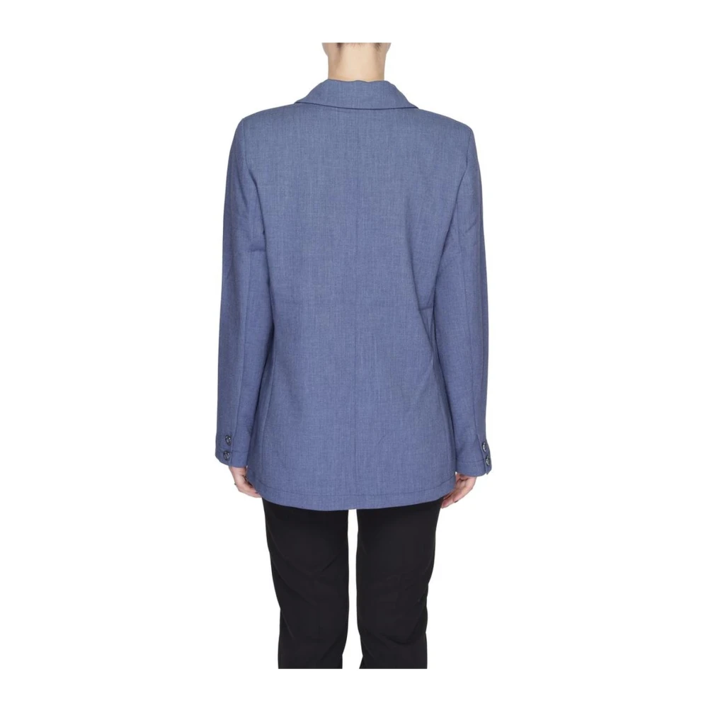 Street One Lente Zomer Dames Polyester Blend Blazer Blue Dames