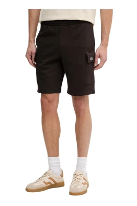 Bomullsfleeceshorts med cargofickor