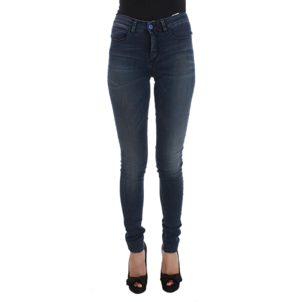 Costume National Damen Blau Skinny Jeans