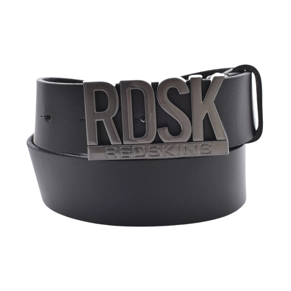 Redskins Metalen Logo Riem Zwart Black Heren