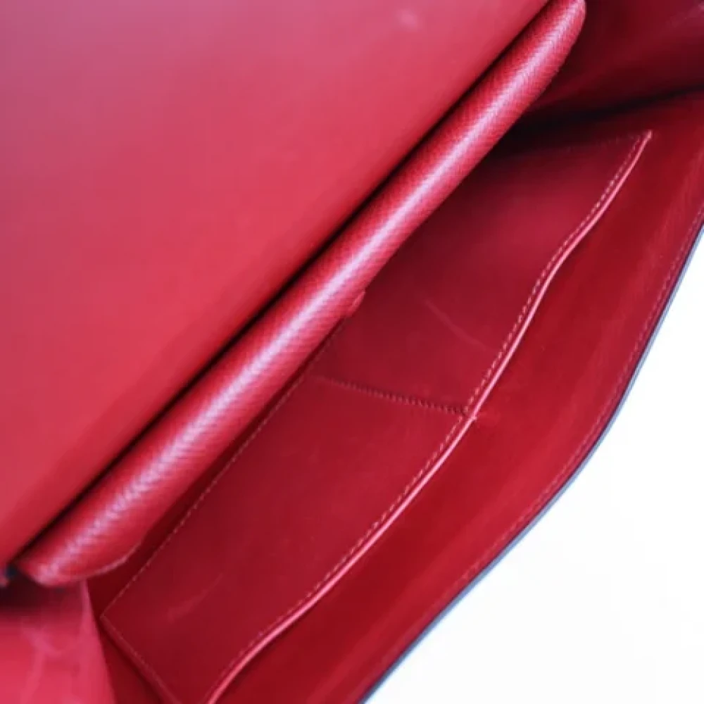 Hermès Vintage Pre-owned Fabric clutches Red Dames