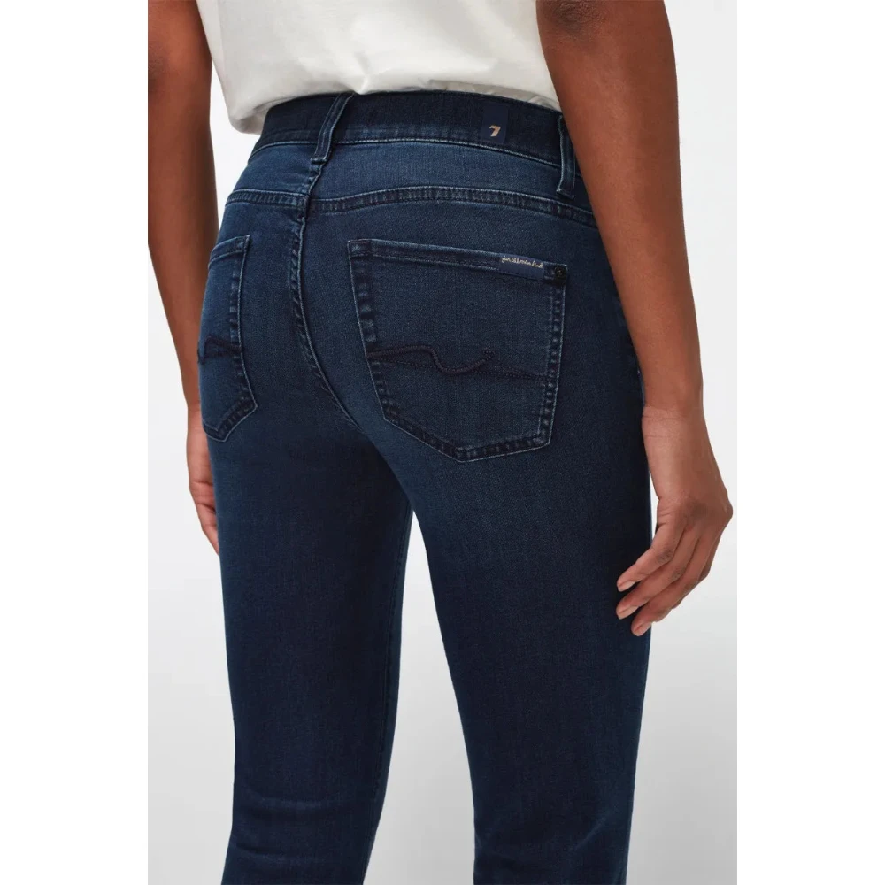 7 For All Mankind Jeans Bootcut Blue Dames