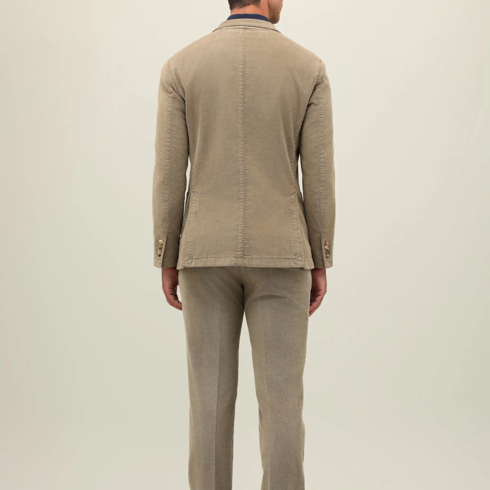 Boglioli Garment Dyed Corduroy K-Suit Brown Heren