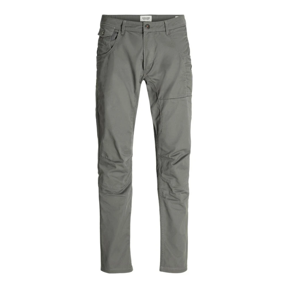 JACK & JONES PANTS STUDIO taperd cargo broek JPSTMIKE grijs