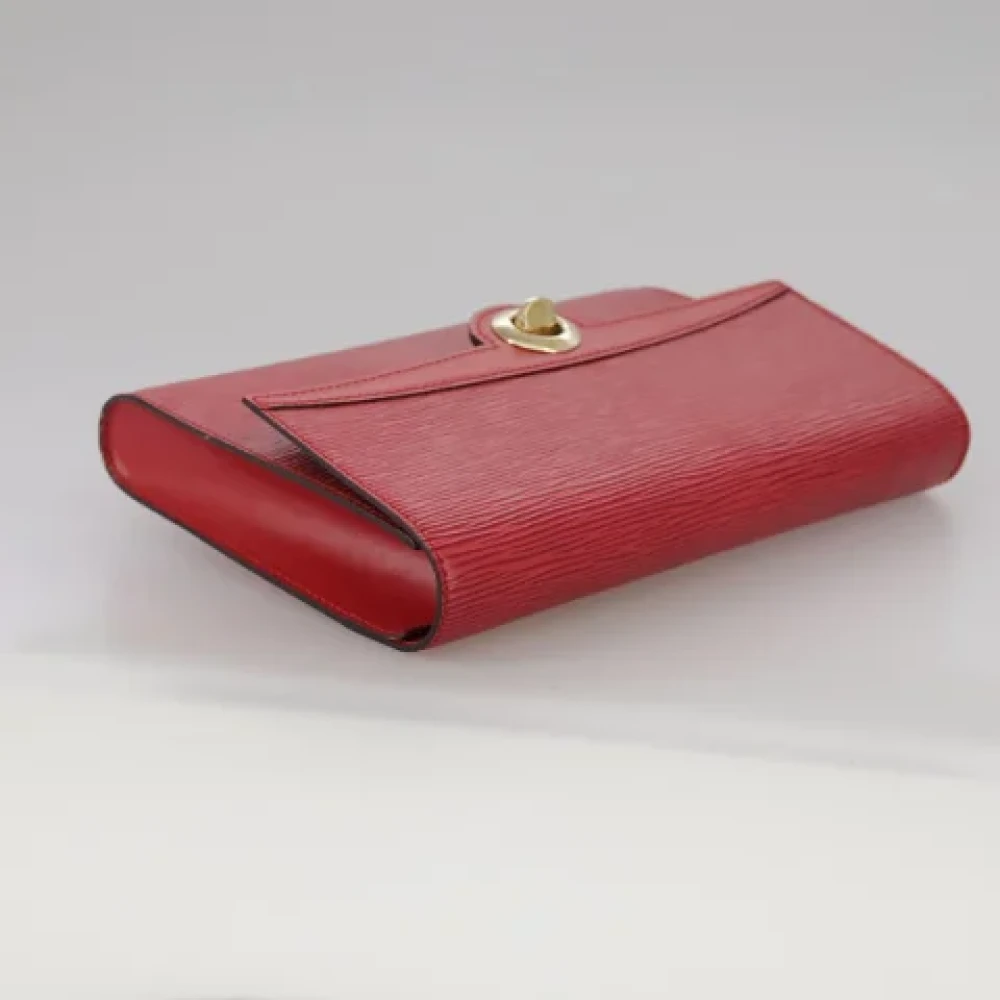 Louis Vuitton Vintage Pre-owned Leather louis-vuitton-bags Red Dames