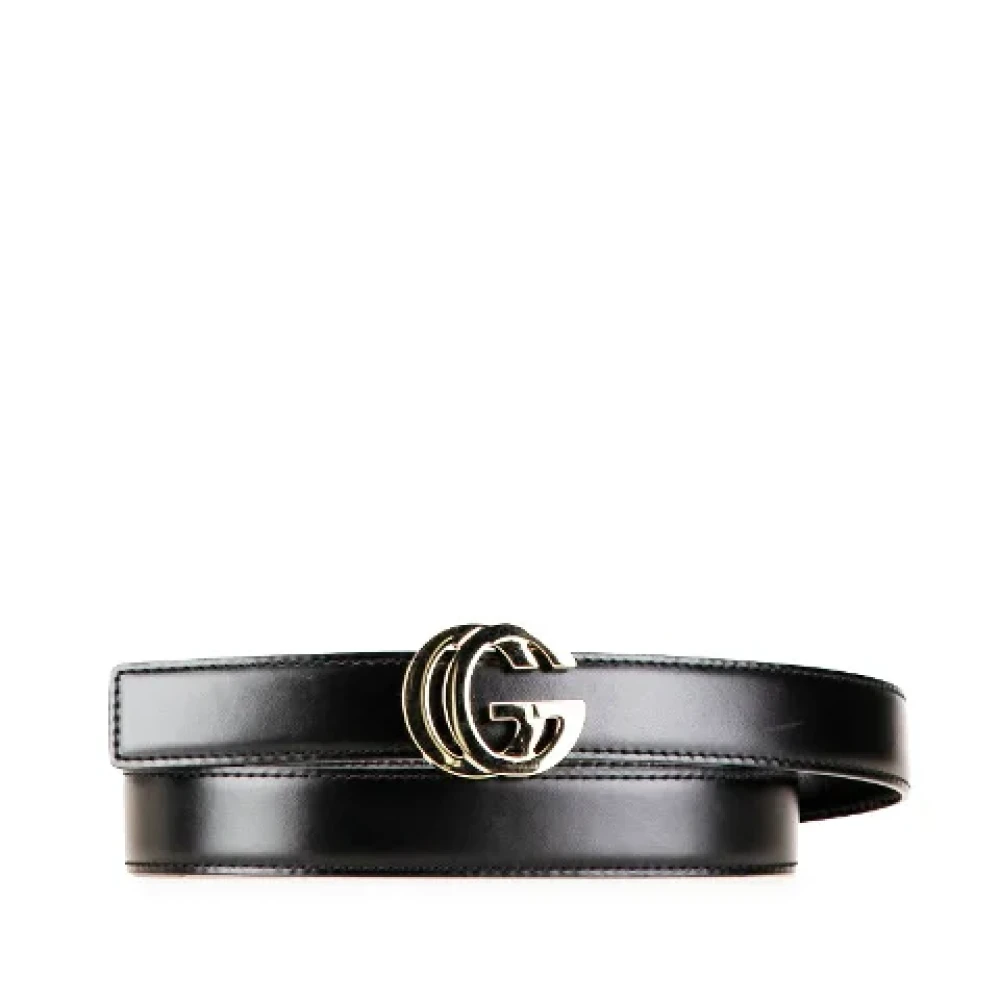 Gucci Vintage Pre-owned Leather belts Black Dames