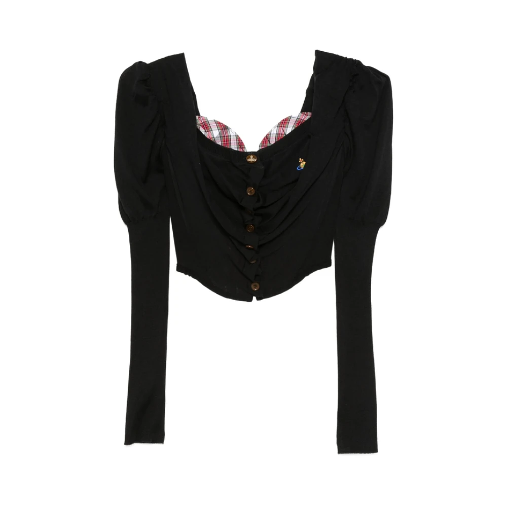 Vivienne Westwood Women's Black Bea Corset Cardigan