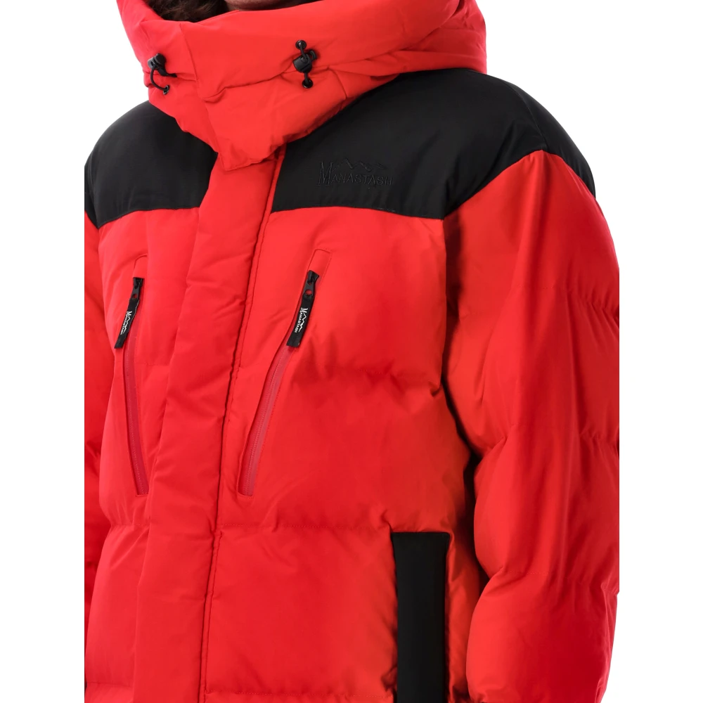 Manastash Rood Zwart Pufferjack Aw24 Red Heren