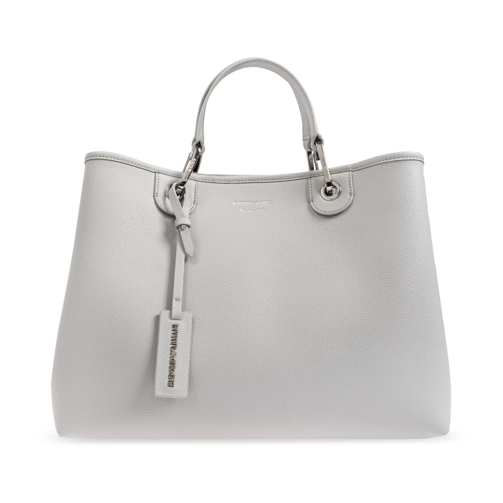 Emporio Armani Eco lederen handtas Gray Dames