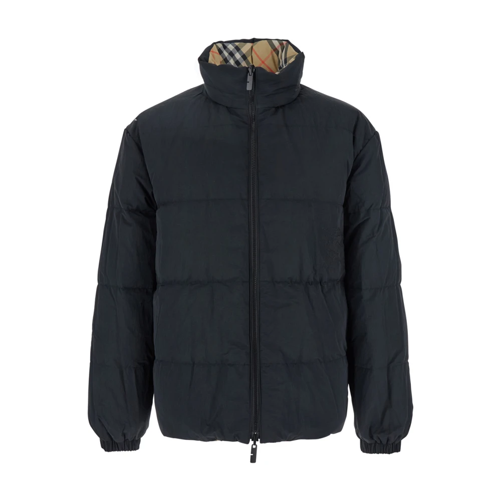 Burberry Omkeerbare donsjas met ruitmotief Beige Heren