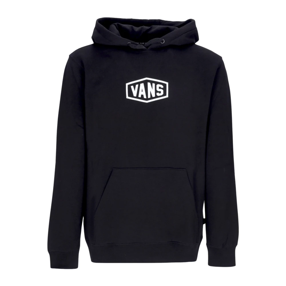 Vans Zwarte Checkerboard Research Hoodie Lange Mouw Black Heren