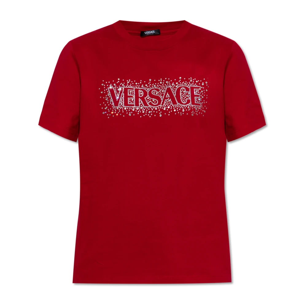 Versace T-shirt met logo Red Dames