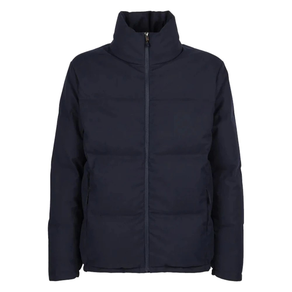 Sease Navy Blue Down Jacket Blue Heren