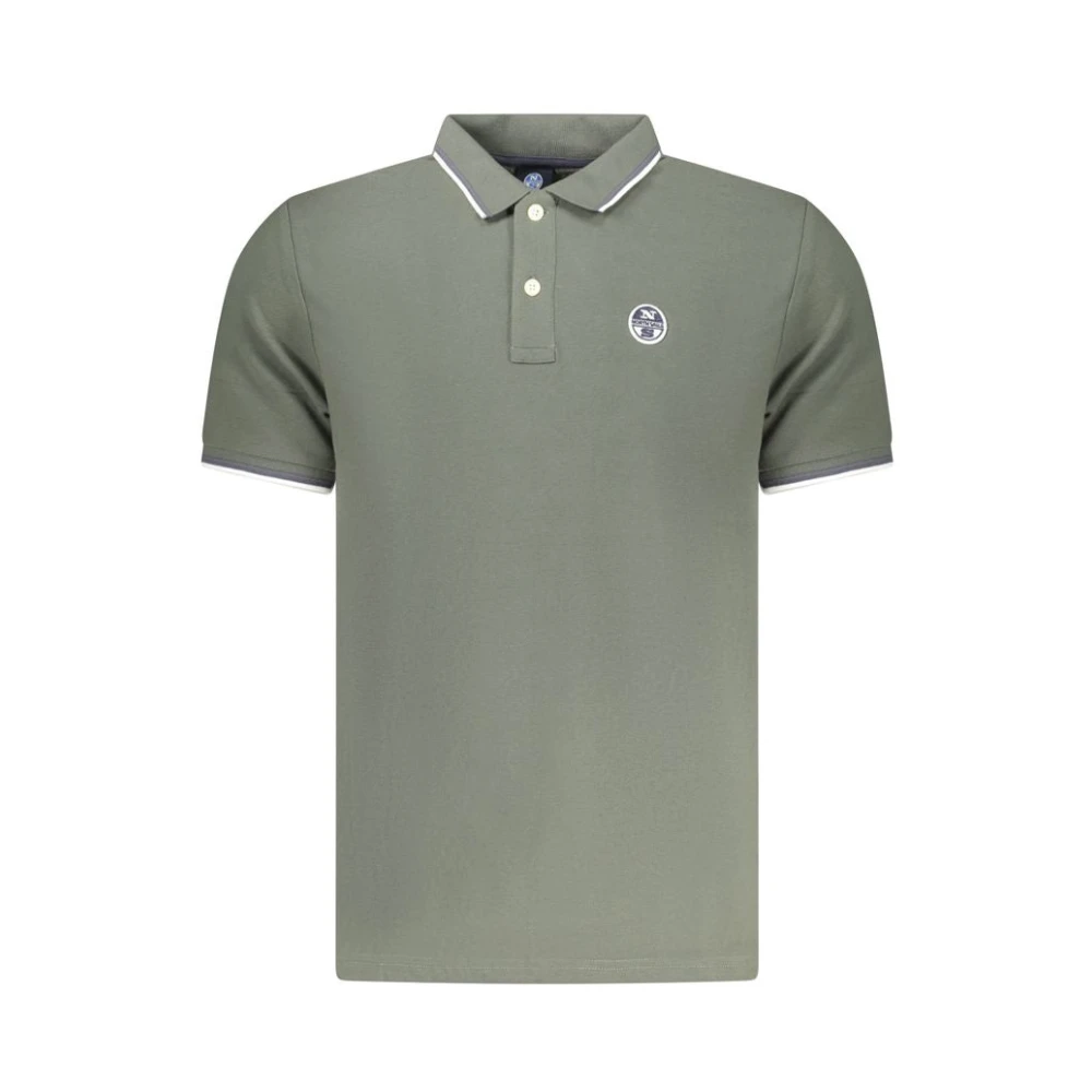 North Sails Men's Green Polo Shirts, 2XL, Cotton Polo