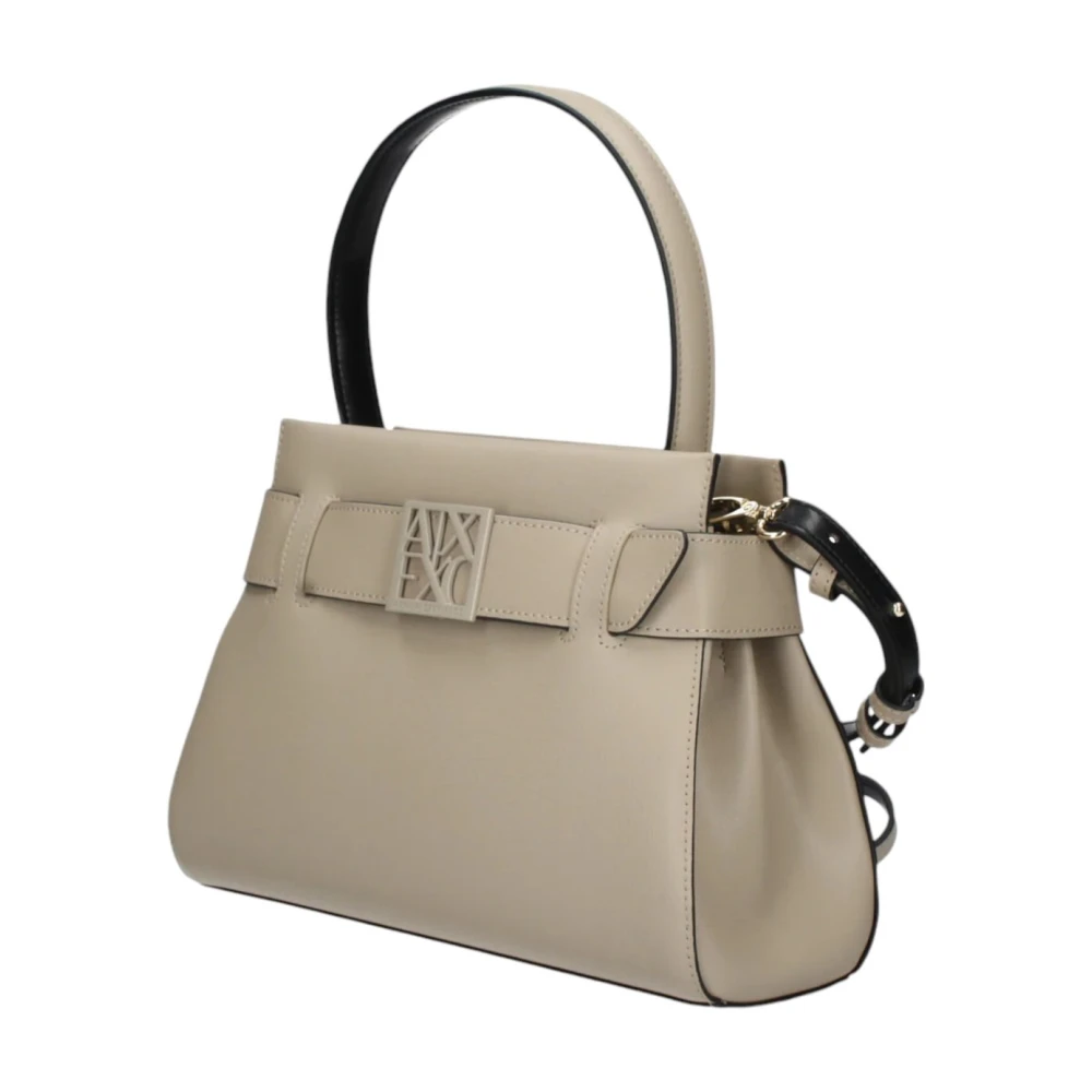 Armani Exchange Elegante Handtas Kleine Pisco Stijl Beige Dames