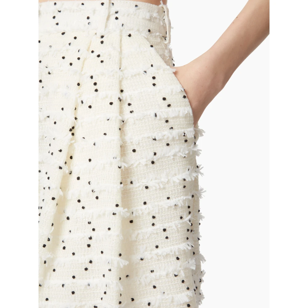 Nina Ricci Wijd Geplisseerd White Dames
