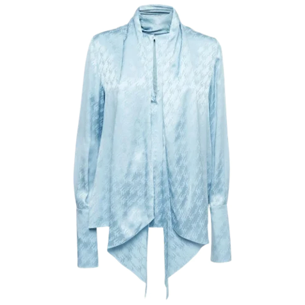 Fendi Vintage Pre-owned Silk tops Blue Dames