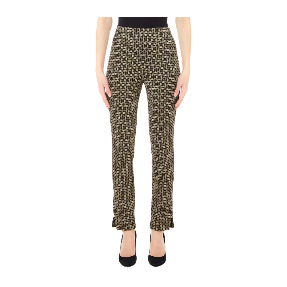 Liu Jo Beige Slim Milano Broek Multicolor Dames