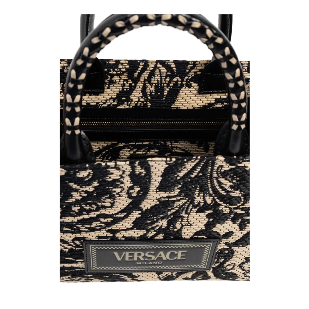 Versace Shopper tas Black Dames